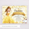 Beauty and the Beast Invitation Template
