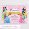 Disney Princesses Invitation Template