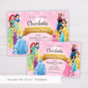 Disney Princesses Invitation Template