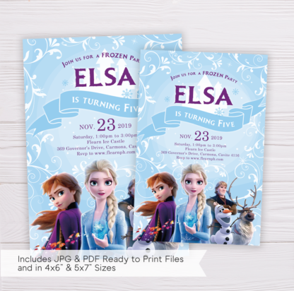 Frozen 2 Invitation