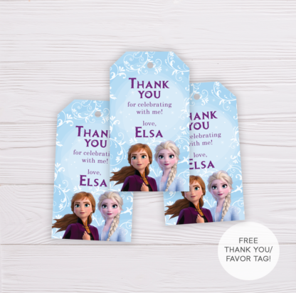 Frozen 2 Thank You Card