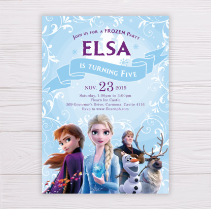 Frozen 2 Invitation