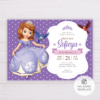 Sofia the First Birthday Invitation