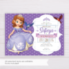 Sofia the First Birthday Invitation Template