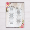 Pink Flowers Floral Bohemian Debut Invitation Template