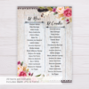Pink Flowers Floral Bohemian Debut Invitation Template