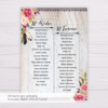 Pink Flowers Floral Bohemian Debut Invitation Template