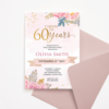 60th Birthday Invitation Template - Cheers to 60 Years