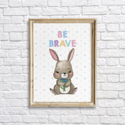 Be Brave Wall Decor Printable