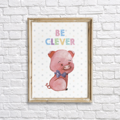 Be Clever Wall Decor Printable