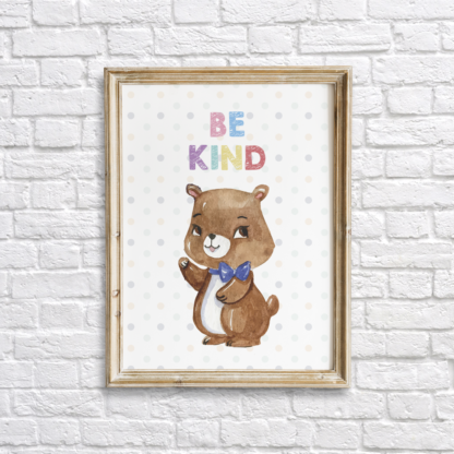 Be Kind Wall Decor Printable