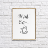 But First, Coffee Wall Decor Printable