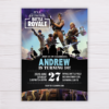 Fortnite Birthday Invitation