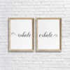 Inhale, Exhale Room Wall Decor Printable