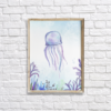 Watercolor Under The Sea Jellyfish Wall Art/Decor Printable