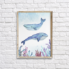 Watercolor Under The Sea Whales Wall Art/Decor Printable