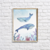Watercolor Under The Sea Whales Wall Art/Decor Printable