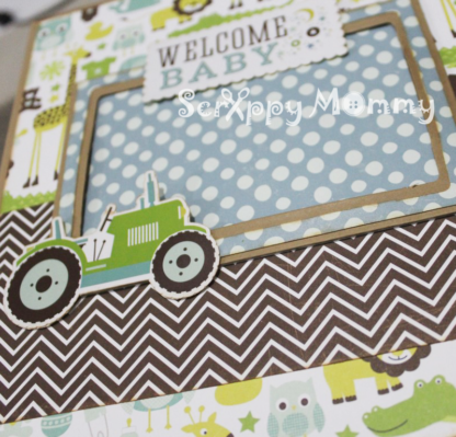 Baby Boy Mini Album PDF Tutorial