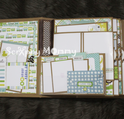 Baby Boy Mini Album PDF Tutorial