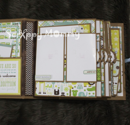Baby Boy Mini Album PDF Tutorial