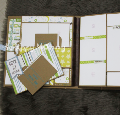 Baby Boy Mini Album PDF Tutorial