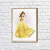 Beauty and the Beast Belle Wall Art Room Decor Printable