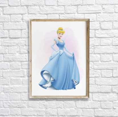Cinderella Wall Art Room Decor Printable