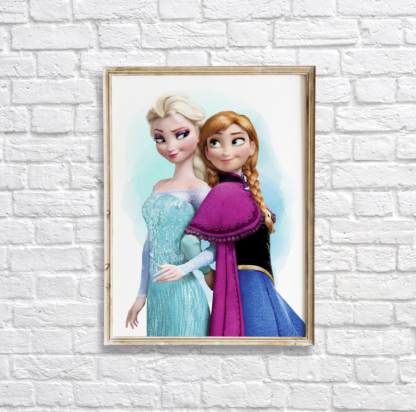Frozen Elsa & Anna Wall Art/Decor Printable