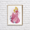 Sleeping Beauty Princess Aurora Wall Art Room Decor Printable