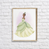 The Princess and the Frog Princess Tiana Wall Art Room Decor Printable