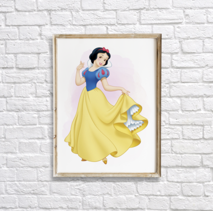 Snow White Wall Art Room Decor Printable
