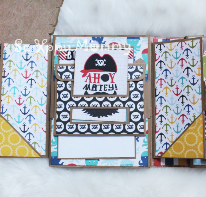 Pirate Birthday Folio PDF Tutorial