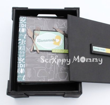 Recipe Mini Album with Storage Box PDF Tutorial