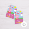 Peppa Pig Thank You Card Template