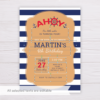 Sailor Invitation Template