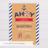 Sailor Invitation Template