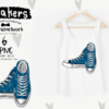 Watercolor Sneakers Graphics Clipart