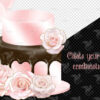 Blush Pink Cakes Clipart