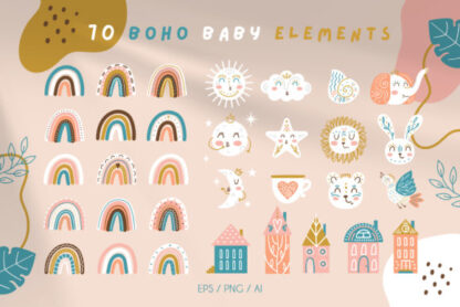 Boho Baby Collection Graphics