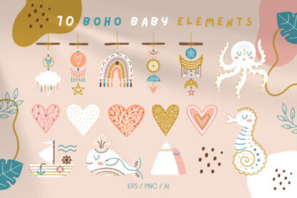 Boho Baby Collection Graphics