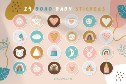 Boho Baby Collection Graphics