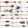 Boho Watercolor Arrows Graphics Clipart