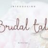 Bridal Tale Handwritten Font