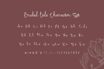Bridal Tale Handwritten Font