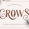 Crows Display Font
