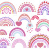Cute Vector Rainbow Collection