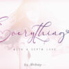 Everything Script Font