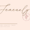 Femeanly Elegant Handwritten Script Font