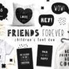 Friends Forever Duo Handwritten Display Font