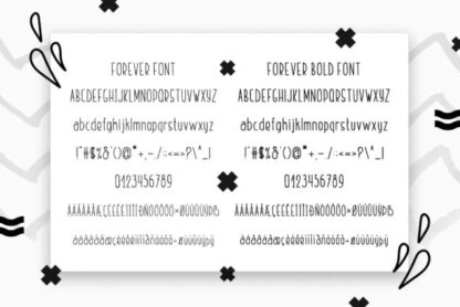 Friends Forever Duo Handwritten Display Font